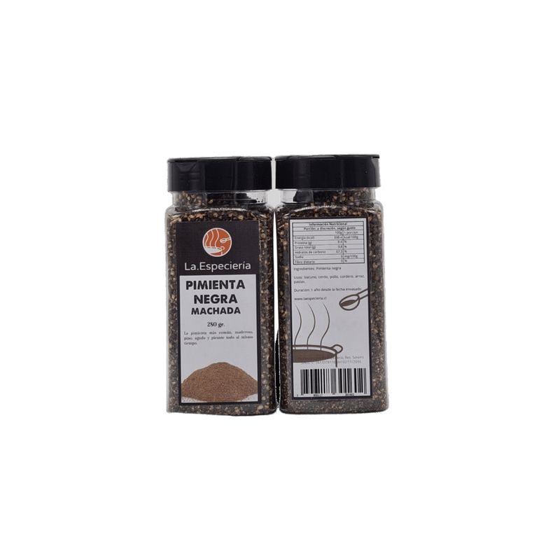 GENERICO - Pimienta Negra Machacada 280g La Especieria