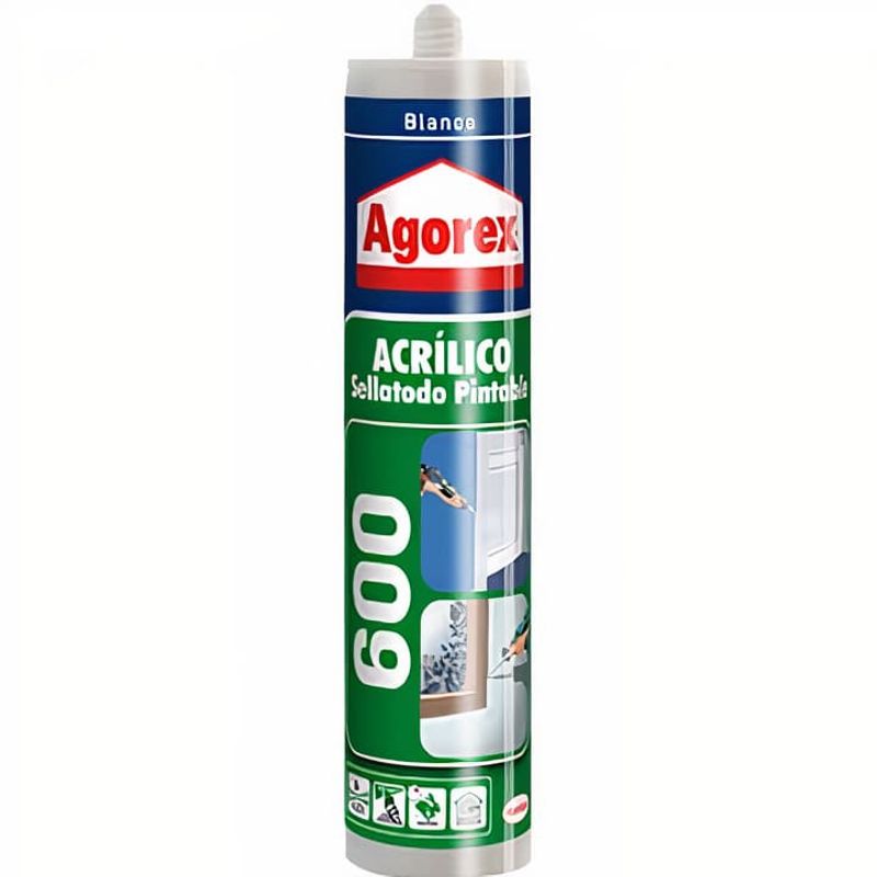 GENERICO - SELLADOR ACRÍLICO BLANCO 300ML AGOREX