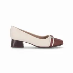 PICCADILLY - Zapato Mujer Natural/Chocolate Tati