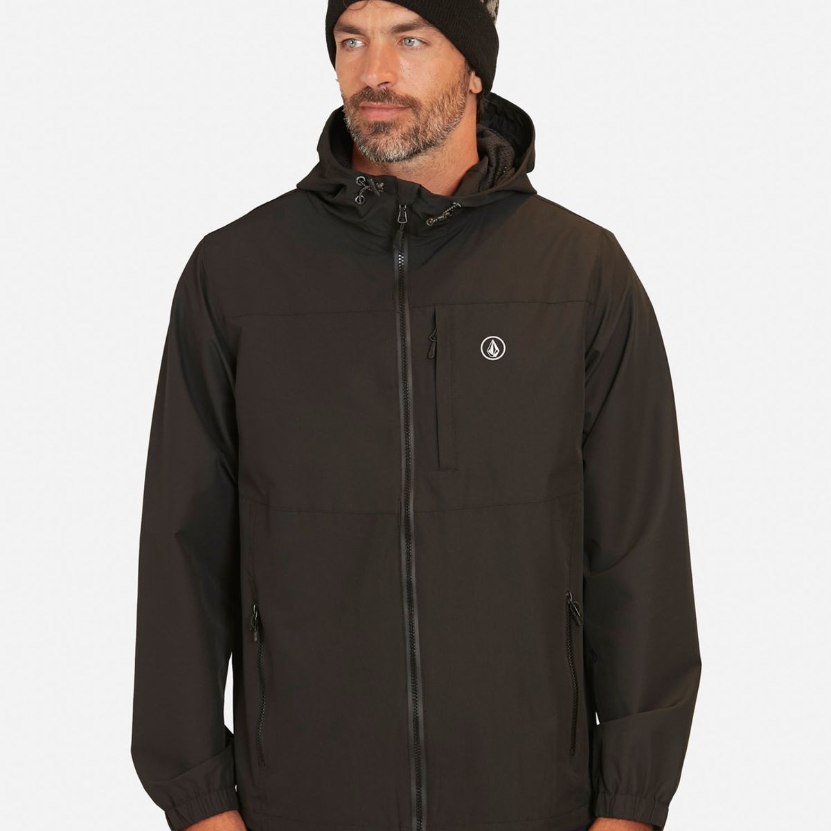 VOLCOM - Cortaviento Windbreaker Triplete Negro Hombre Volcom