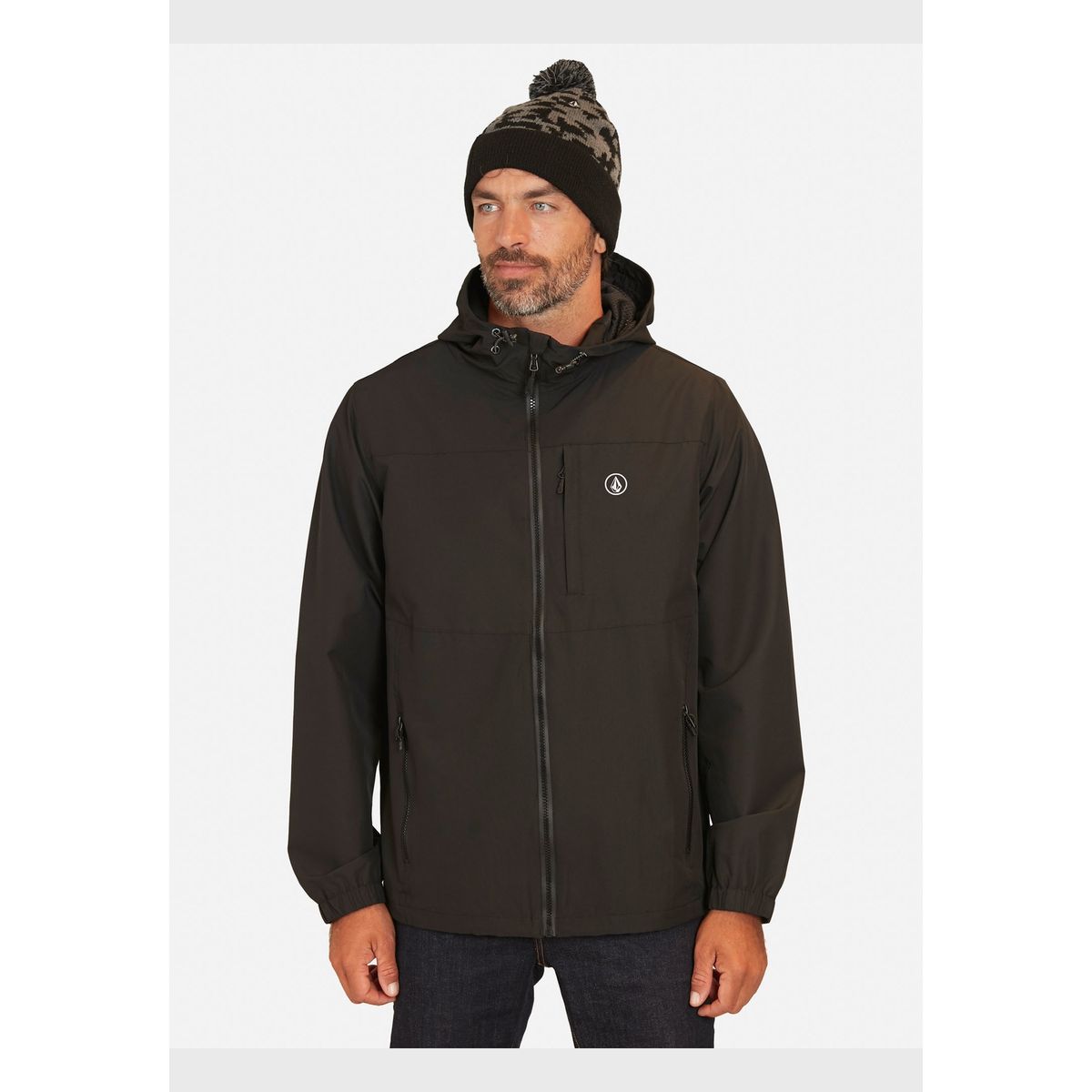VOLCOM - Cortaviento Windbreaker Triplete Negro Hombre Volcom