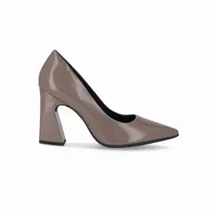 PICCADILLY - Zapato Mujer Taupe/Charol Silvana