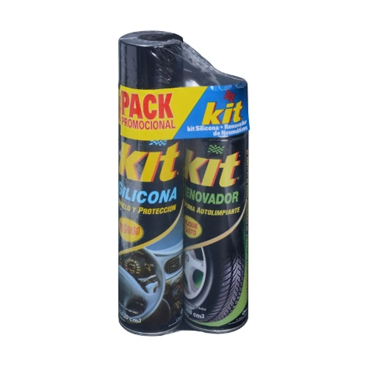 GENERICO - SILICONA KIT Y RENOVADOR DE NEUMATICOS