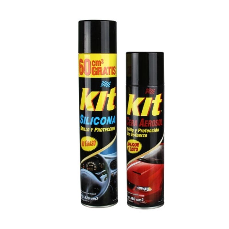KIT - SILICONA KIT Y CERA AEROSOL