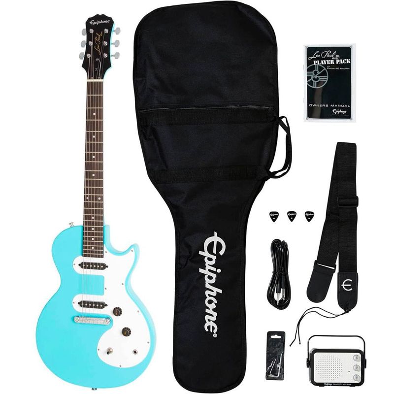 EPIPHONE - Pack Guit Elect Epiphone Les Paul  Melody Maker - Turquoise