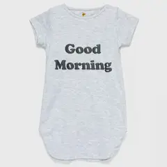 COYOTE KIDS - Camisón melange good morning algodón peruano - Naranja