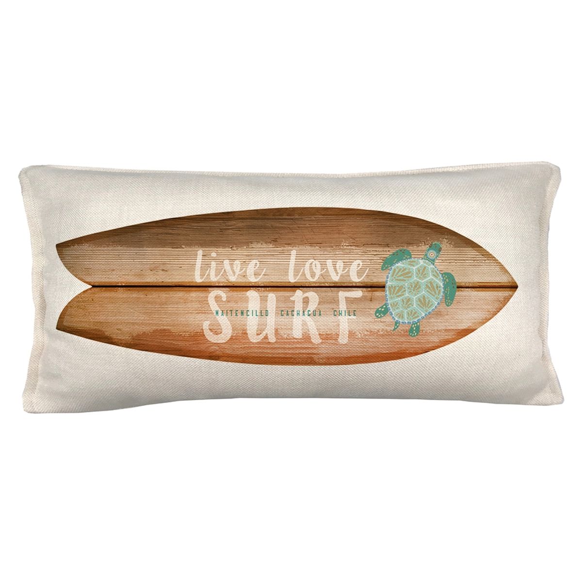 TUYO PRINT - Cojín Surfing Chile 2 - 70x35 cm - Tuyo Print