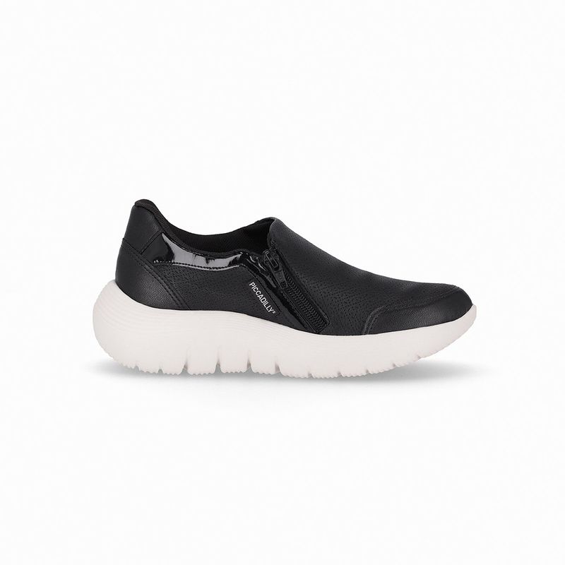 PICCADILLY - Zapatilla Mujer Negro/Blanco Eliane Piccadilly