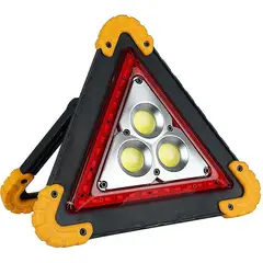 GENERICO - Triangulo emergencia led recargable portatil solar 1606266