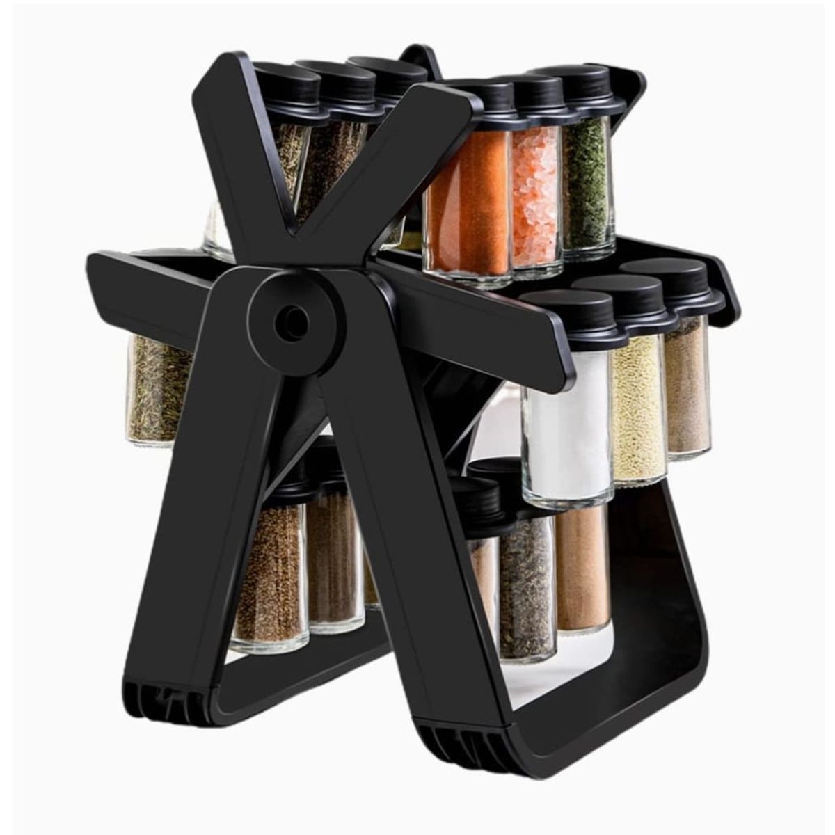 GENERICO - Especiero Giratorio 360 Para Cocina 18 Frascos