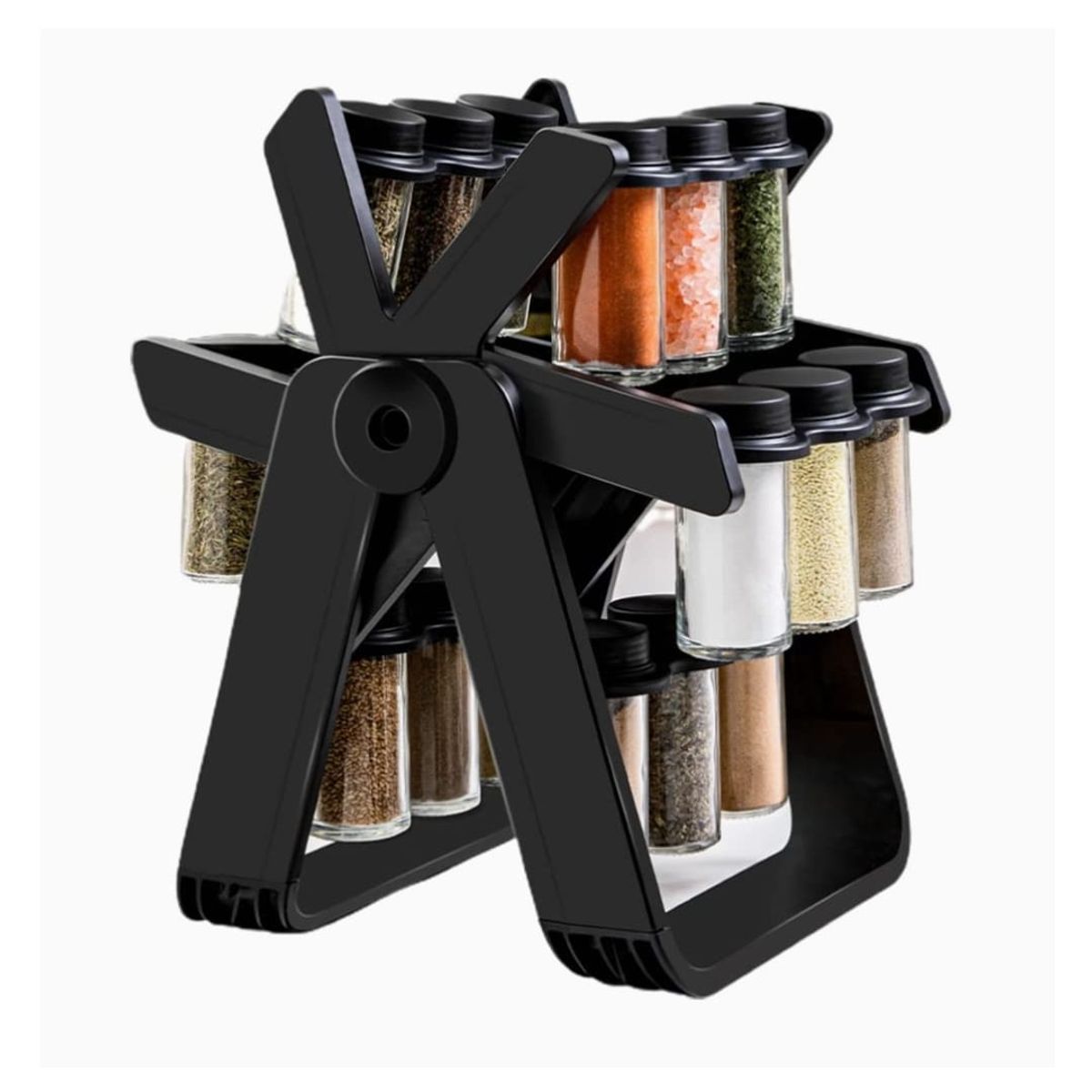 GENERICO - Especiero Giratorio 360 Para Cocina 18 Frascos
