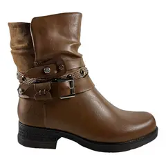 VIA UNO - Botin Camel 12082408