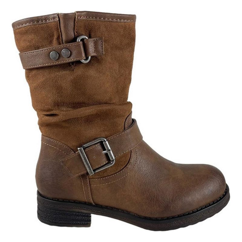LIFESTRIDE - Botin Via Uno Mujer Camel Chiporro Cuero Pu