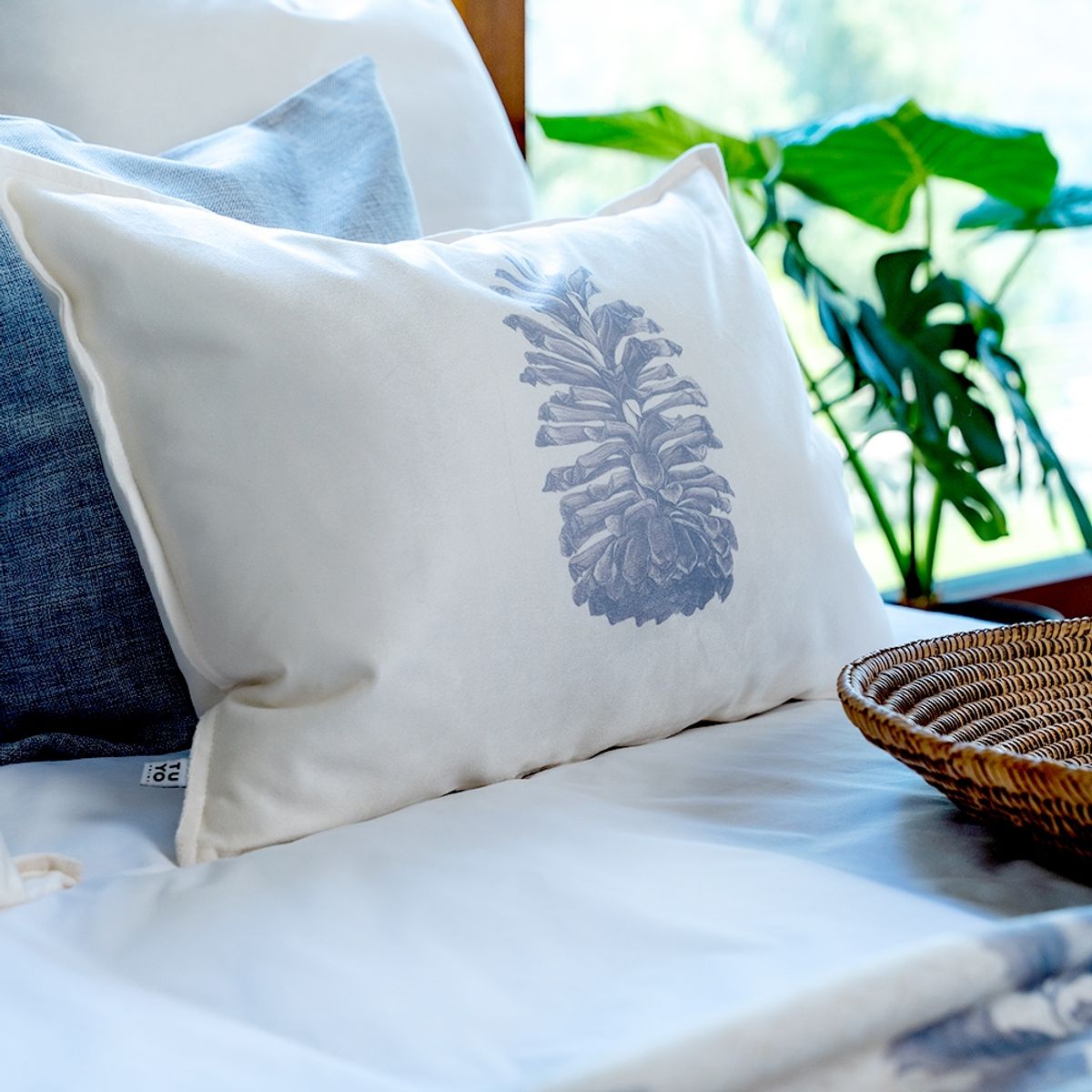 TUYO PRINT - Cojín Bosque Piña - 60x40 cm - Tuyo Print