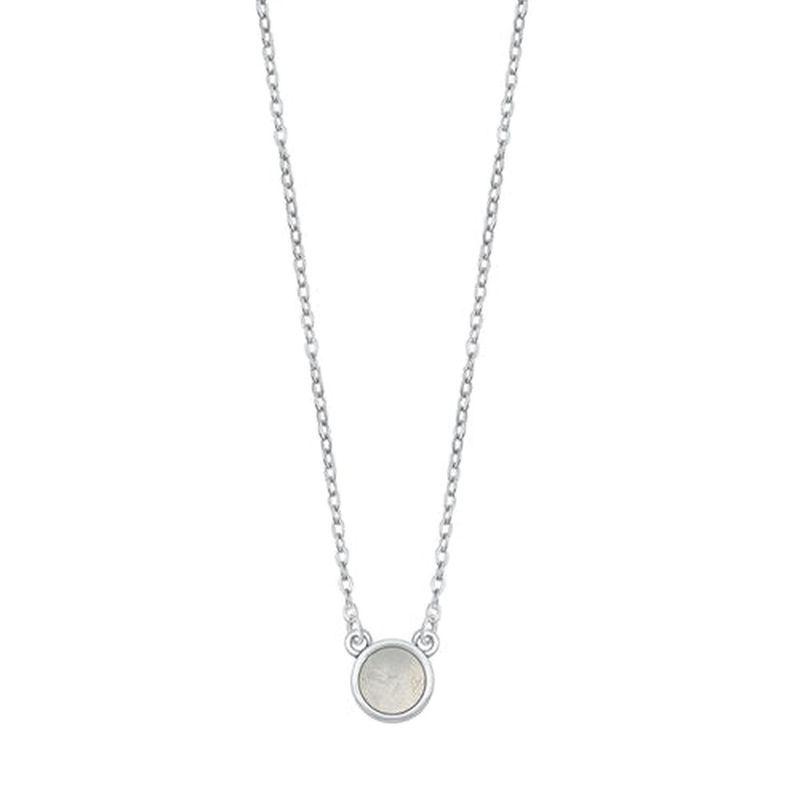 ZAZU - Collar Círculo Piedra Luna