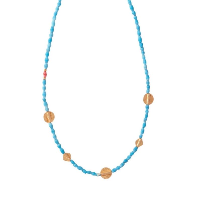 ZAZU - Collar de Turquesa y Coral