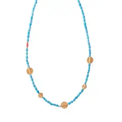 ZAZU - Collar de Turquesa y Coral
