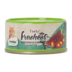 DENTALIFE - Dentalight Snack Gato Lata Tasty Freshest Pollo Zanahoria 80gr