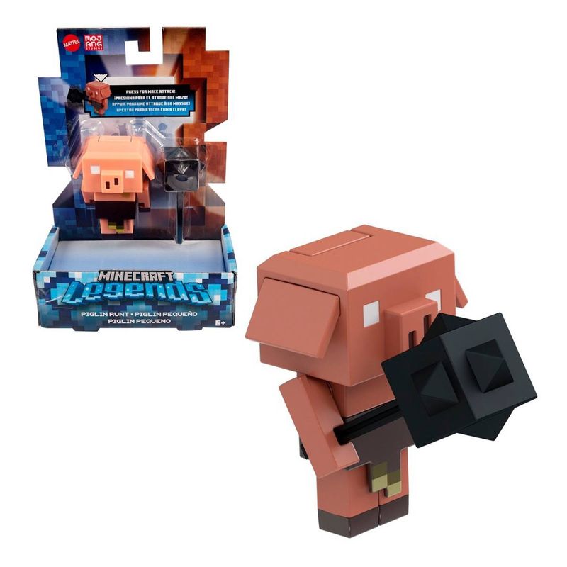 MINECRAFT - Minecraft Legends Figuras Fidget 8Cm - Piglin Pequeño