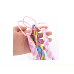 GENERICO - Set 12 Colets Extensiones Pelo Sintético Trenzado Colores