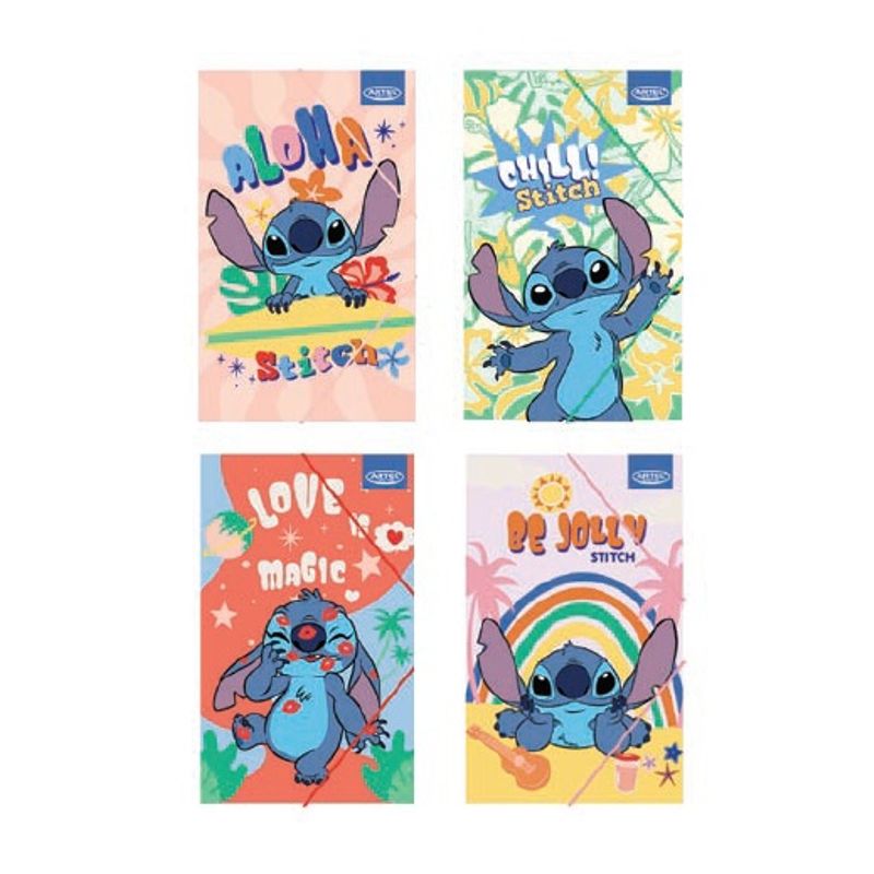 ARTEL - Carpeta con elástico Diseño Lilo y Stitch