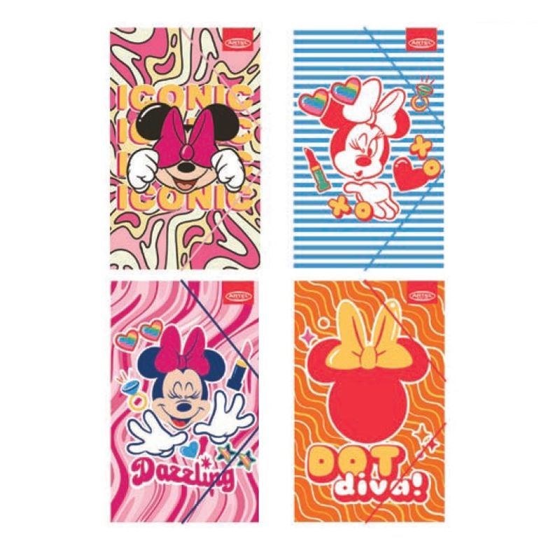 ARTEL - Carpeta con elástico Diseño Minnie