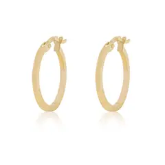 JB JOYAS BARON - Aros de Oro 18kt Argollas Lisas 1,5mm