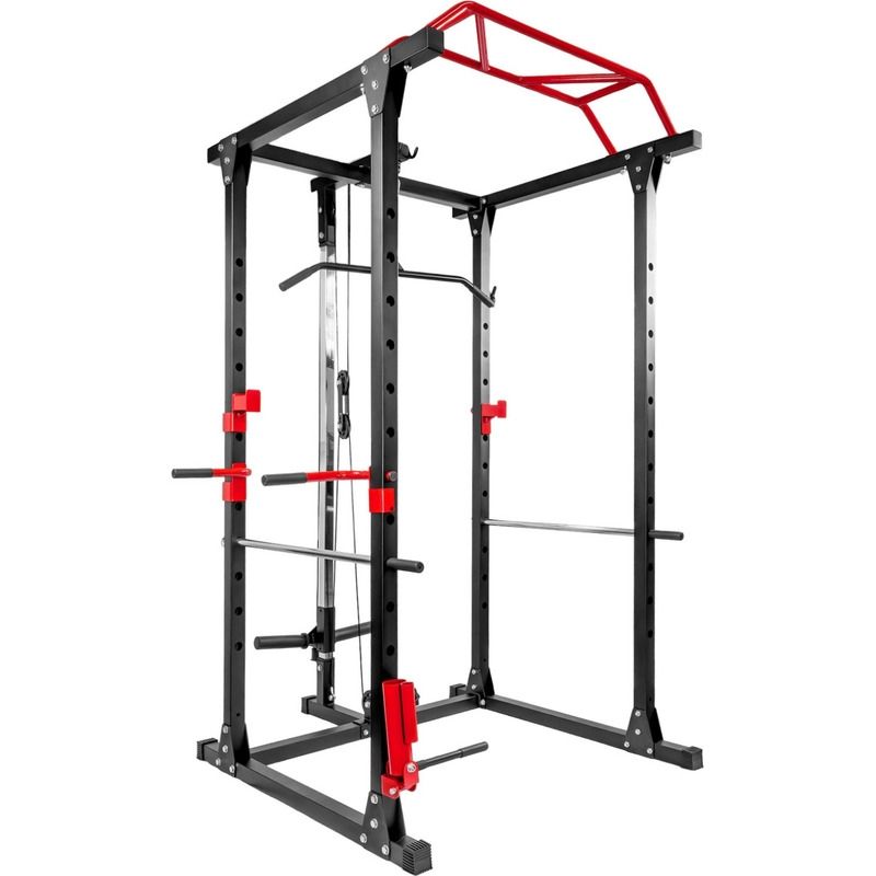 GENERICO - Jaula Power Rack de Potencia Multifuncional