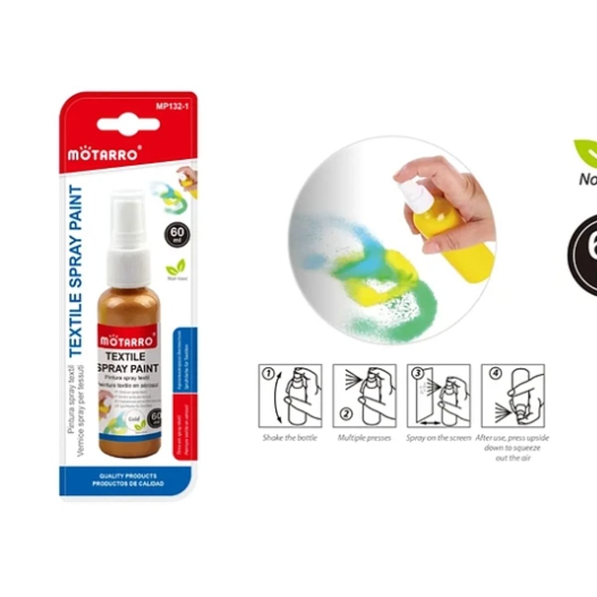 GENERICO - Pintura Textil En Spray Color Cobre 60 ML