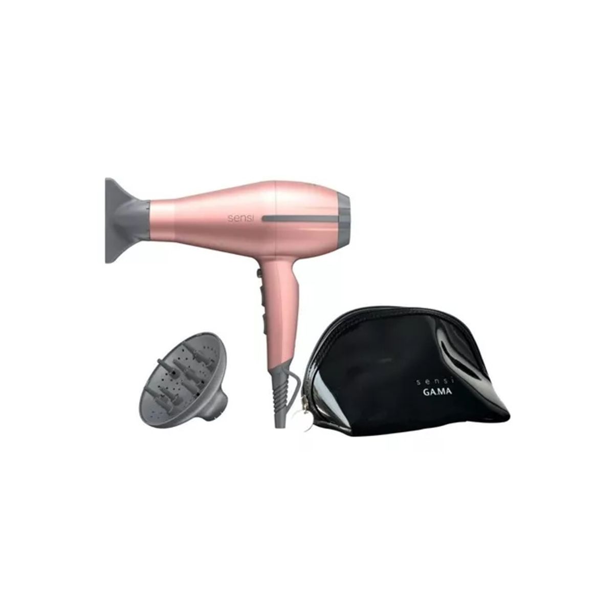 GAMA - SECADOR DE PELO TEMPO SENSI 5D ROSE THERAPY OZONE