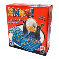 GENERICO - Set De Bingo Lota Completo Incluye Tombola Fichas Pelotas