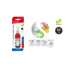 GENERICO - Pintura Textil En Spray Color Rojo 60 ML