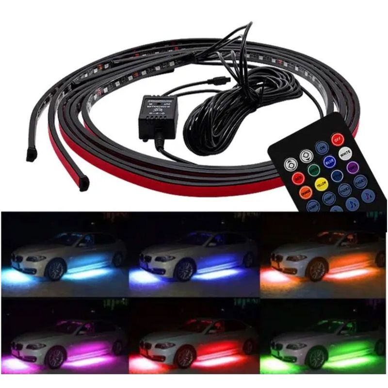 GENERICO - LED EXTERIOR PARA AUTOMOVIL CONTROL REMOTO
