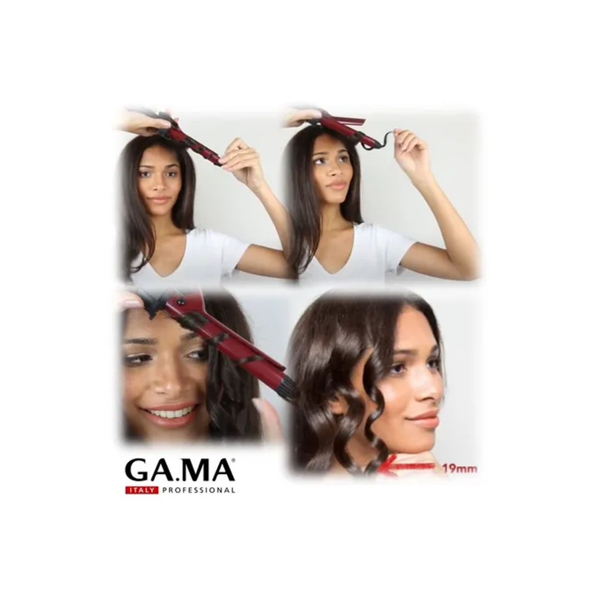 GAMA - ONDULADOR DE PELO TOURMALINE 19MM 190C