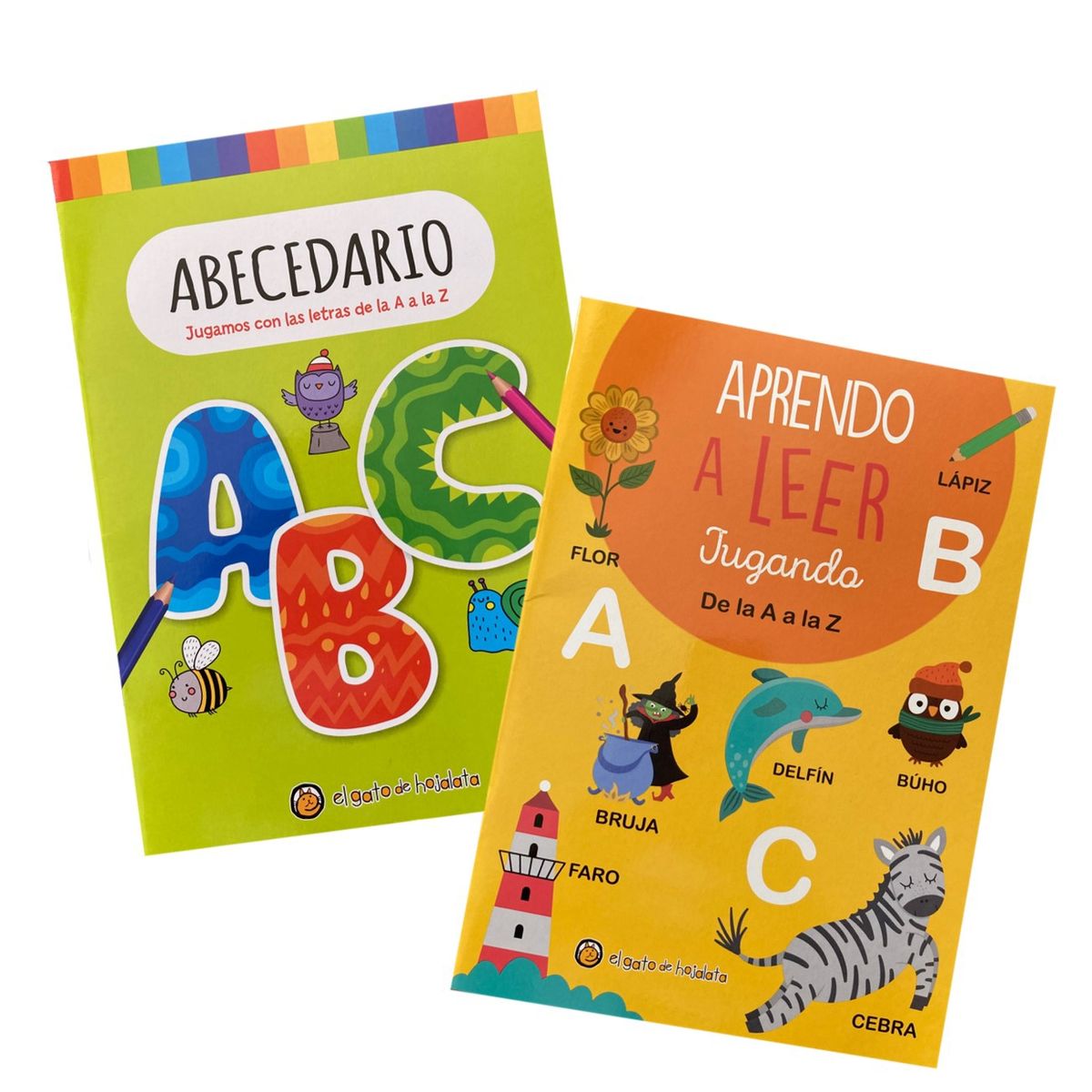 EL GATO DE HOJALATA - Pack libros Abecedario y Aprendo a leer jugando