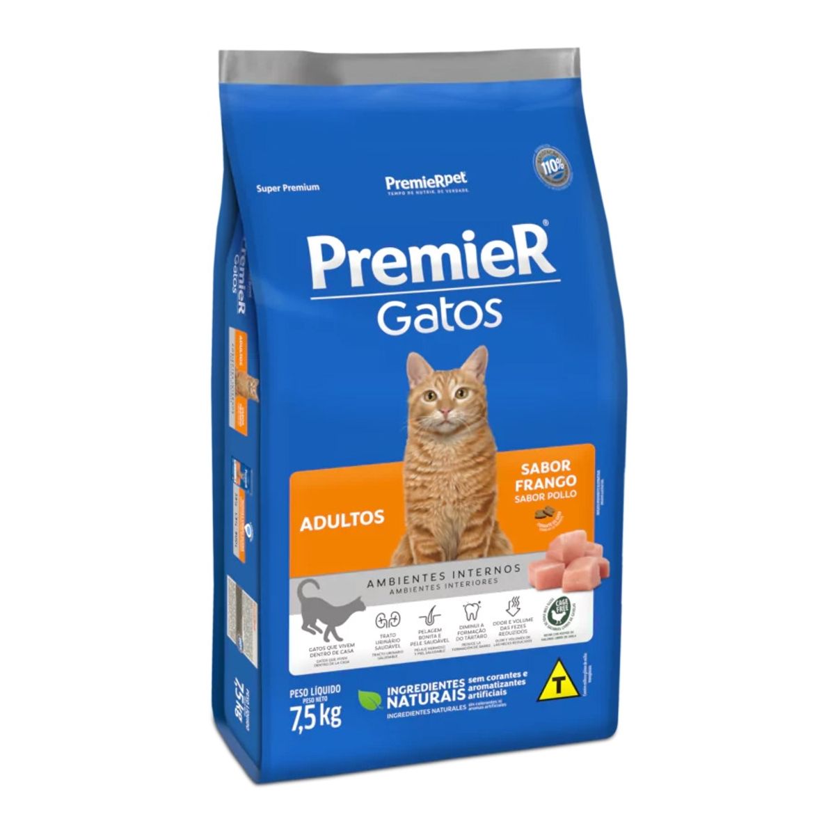 PREMIER - Alimento Premier Gato Adulto Sabor Pollo 7.5Kg