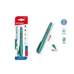 GENERICO - Plumón Metalizado Celeste 2,0 mm Set 3