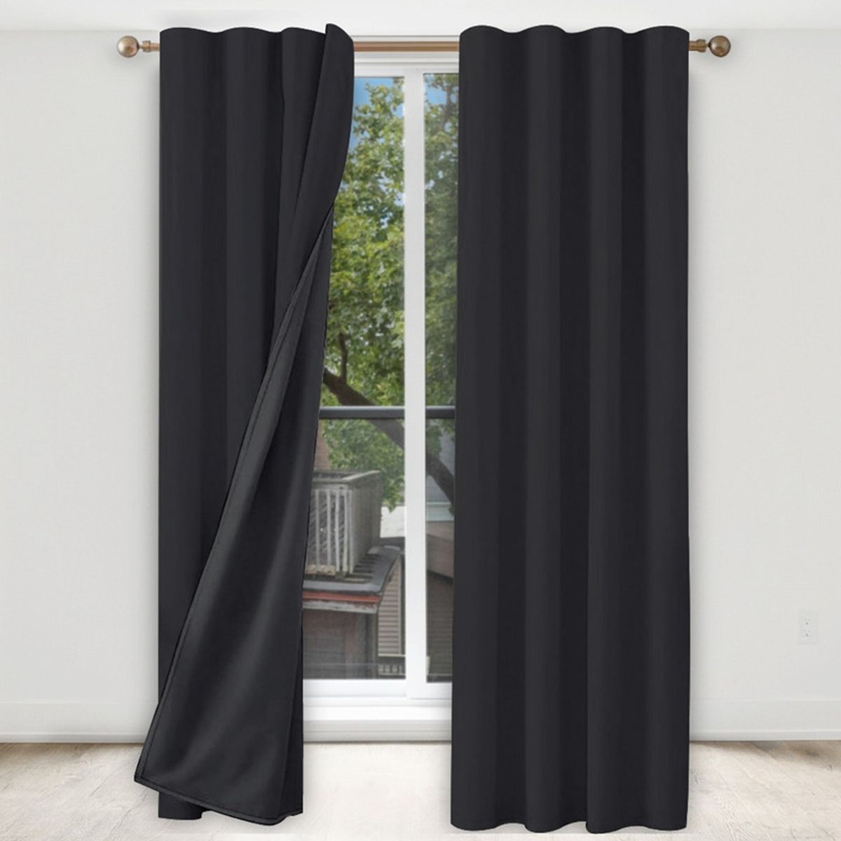 RACK & PACK - Cortina Blackout Rack & Pack 274 Ancho X 213 Largo 2 Paneles