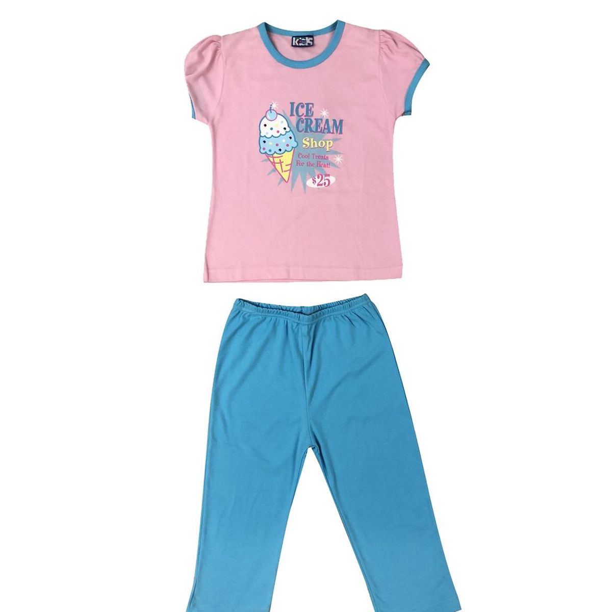TIARE - Pijama Niña Algodón Estampado Ice Cream
