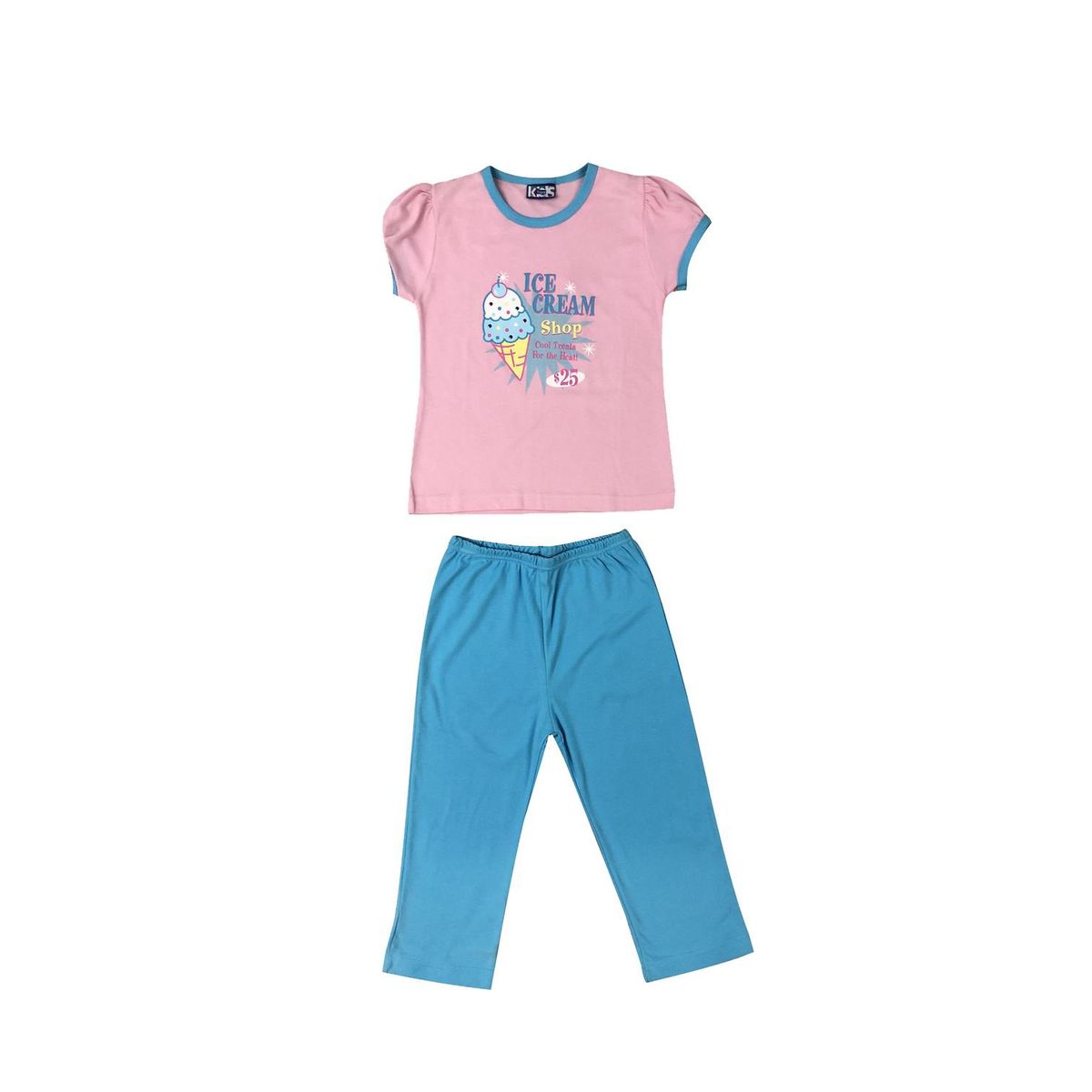 TIARE - Pijama Niña Algodón Estampado Ice Cream