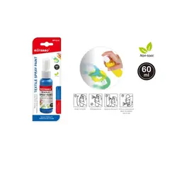 GENERICO - Pintura Textil En Spray Color Azul Brillante 60 ML