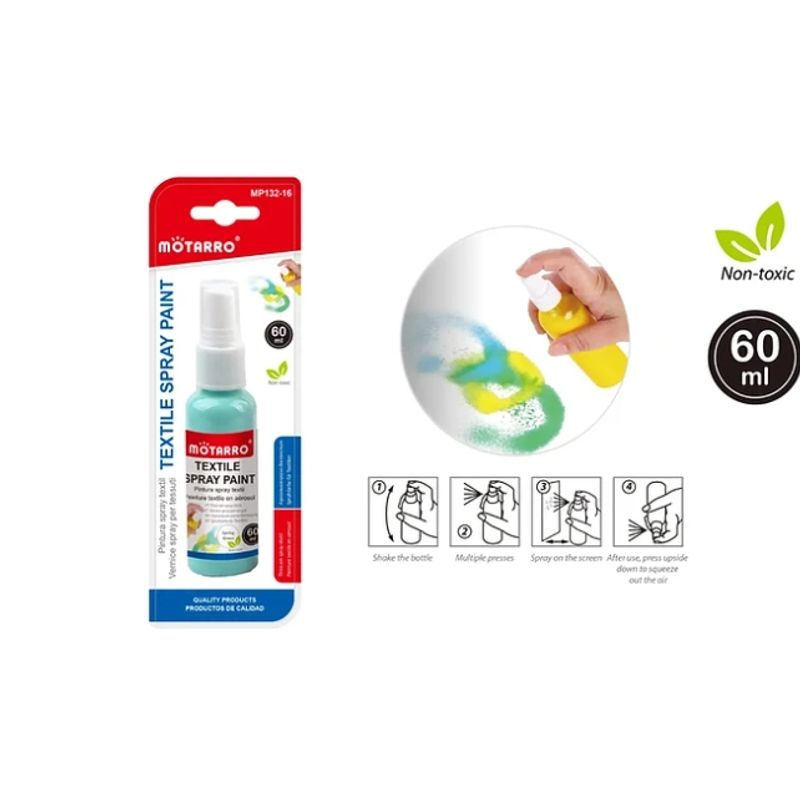 GENERICO - Pintura Textil En Spray Color Celeste 60 ML