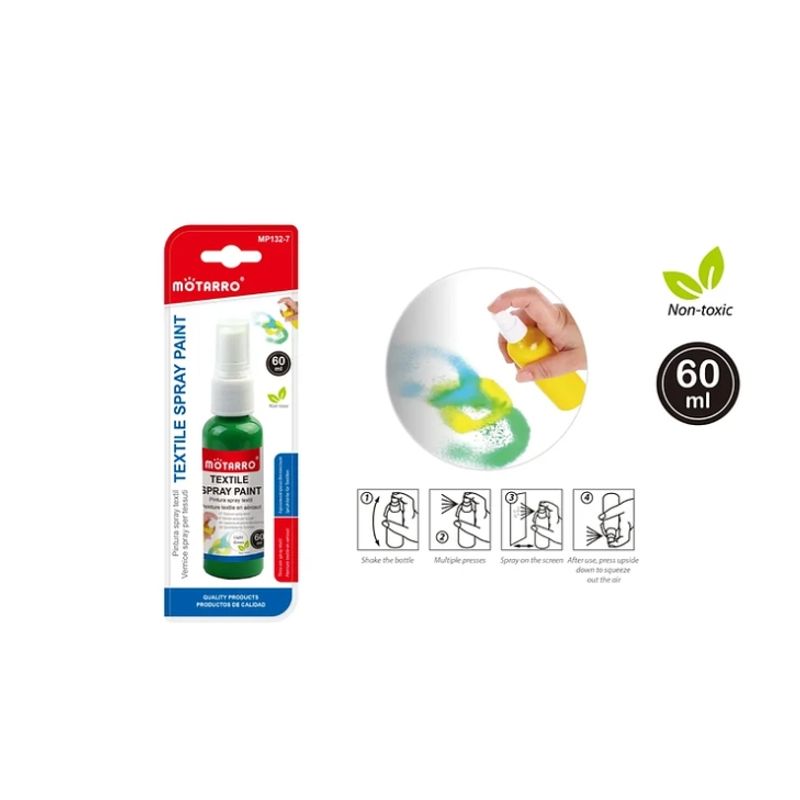 GENERICO - Pintura Textil En Spray Color Verde Oscuro 60 ML