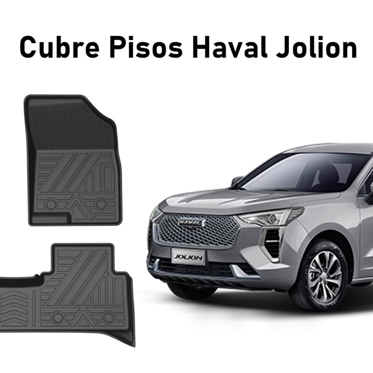 GENERICO - Set Cubre Pisos Calce Perfecto Haval Jolion - 3 Piezas