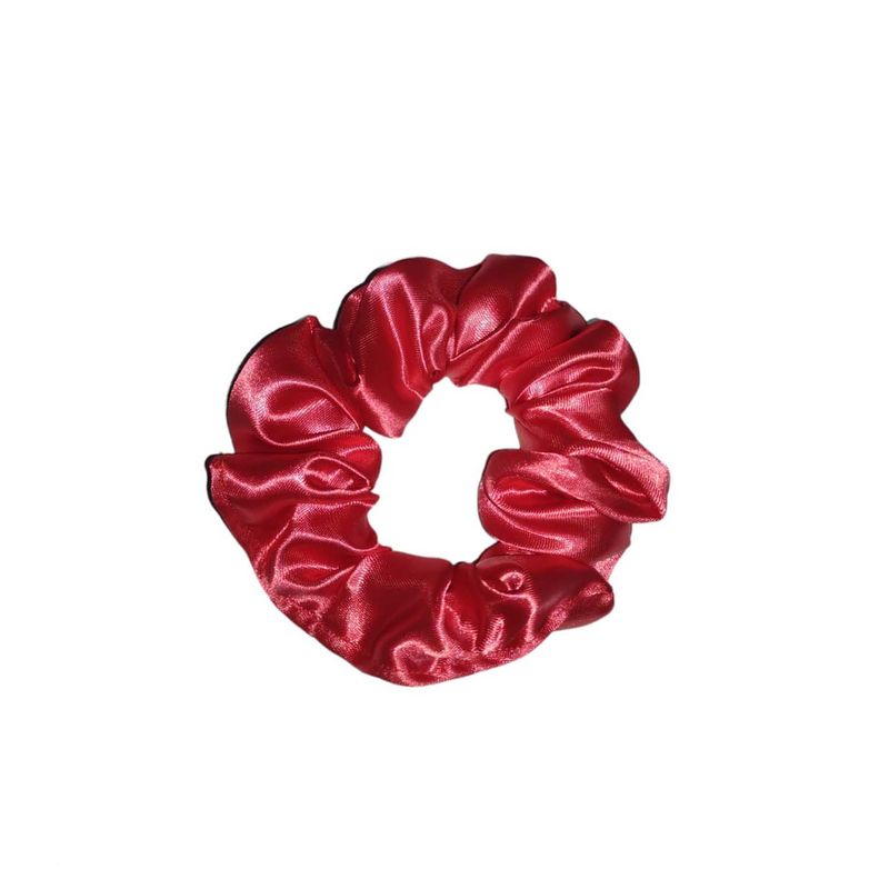 GENERICO - Scrunchie Colet para el cabello XL Rojo Brillante