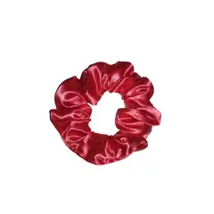 GENERICO - Scrunchie Colet para el cabello XL Rojo Brillante