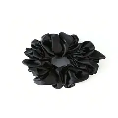 GENERICO - Scrunchie Colet para el cabello XL Negro