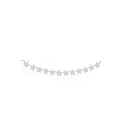 GENERICO - Banderín De Estrellas Plata 3m