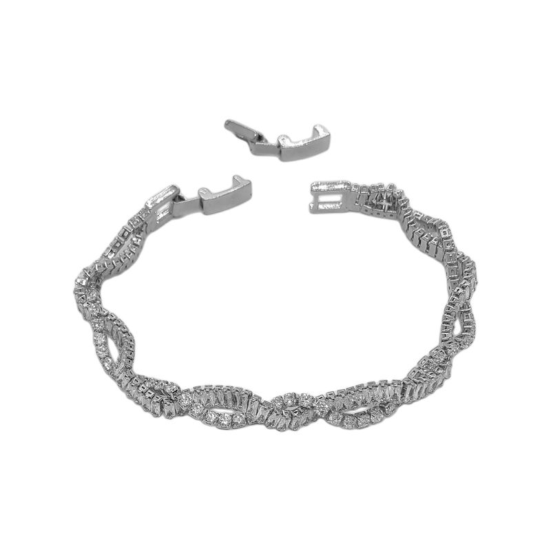 GENERICO - Brazalete  Pulsera Fantasía Para Fiesta De Strass Sevi
