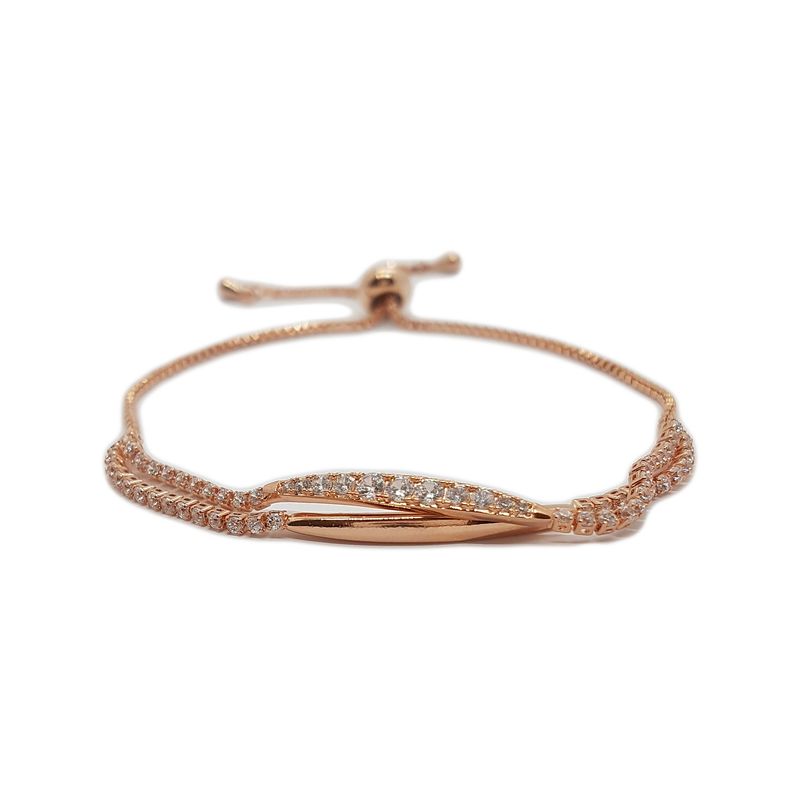 GENERICO - Brazalete  Pulsera Fantasía Para Fiesta De Strass Nelly